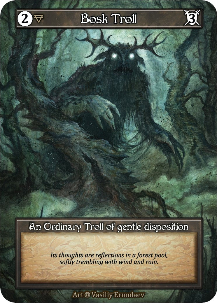 Image for Bosk Troll (Foil) (Alpha) - Sorcery: Contested Realm