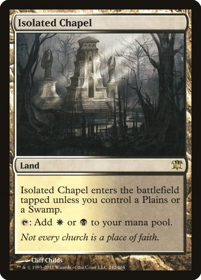 Image for Isolated Chapel (Innistrad) (242) - Magic: The Gathering