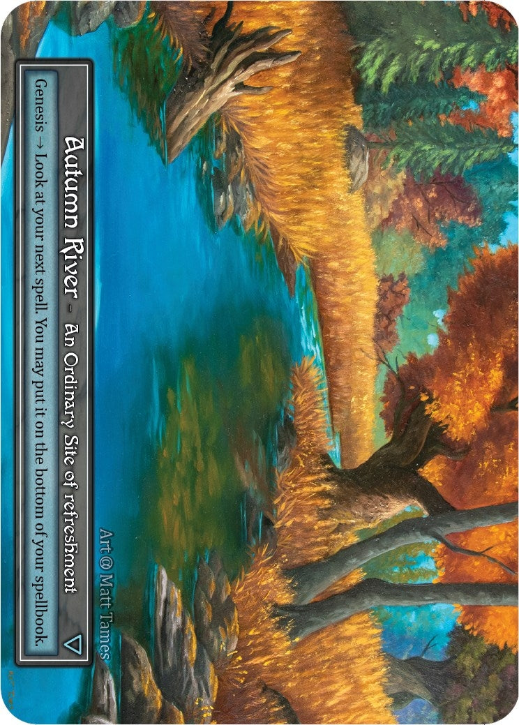 Image for Autumn River (Foil) (Alpha) - Sorcery: Contested Realm