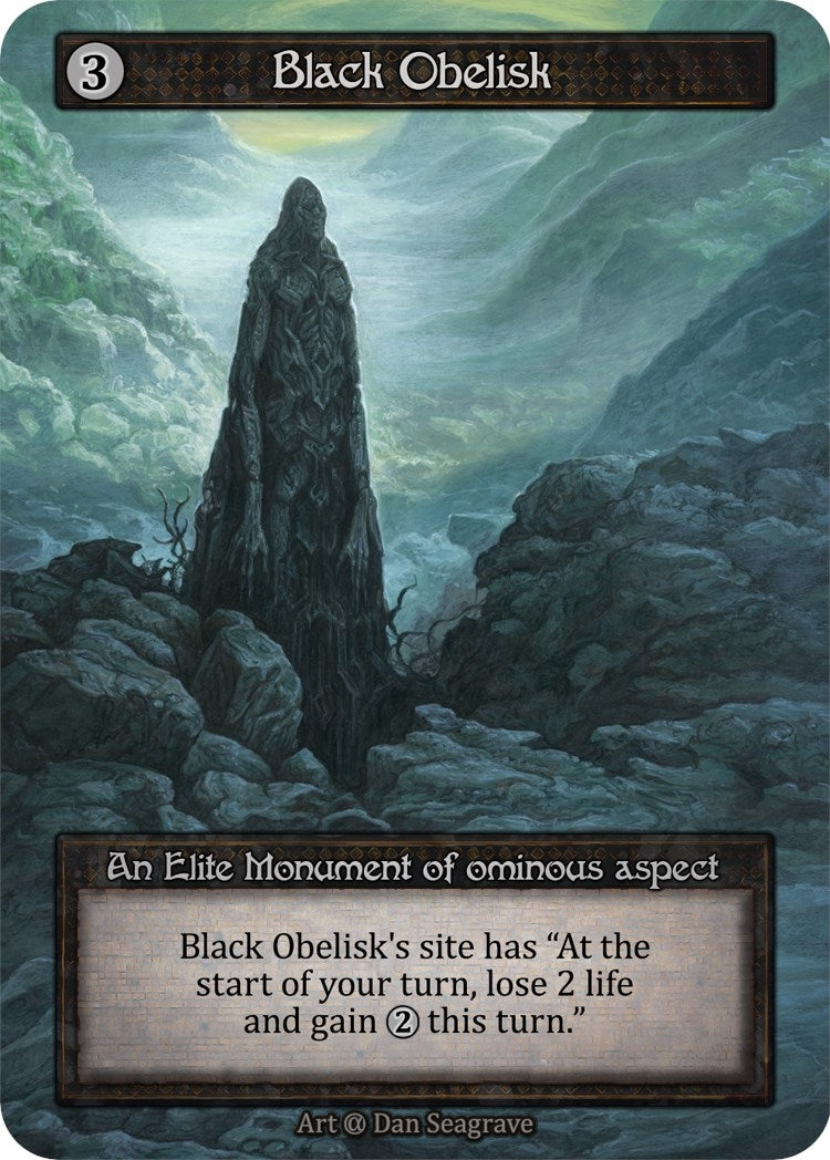 Image for Black Obelisk (Alpha) - Sorcery: Contested Realm