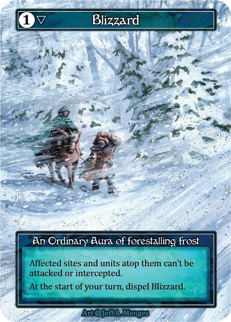 Image for Blizzard (Foil) (Alpha) - Sorcery: Contested Realm