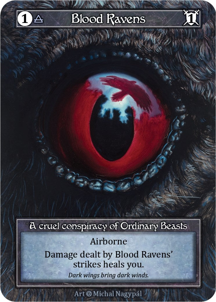 Image for Blood Ravens (Foil) (Alpha) - Sorcery: Contested Realm