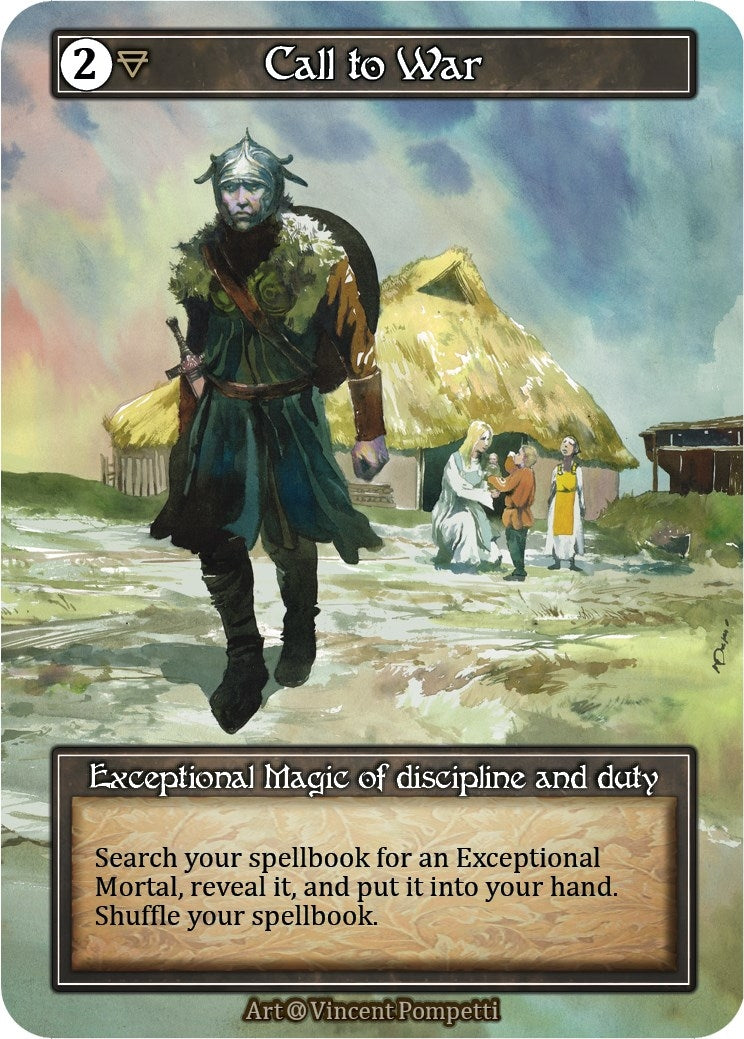 Image for Call to War (Foil) (Alpha) - Sorcery: Contested Realm
