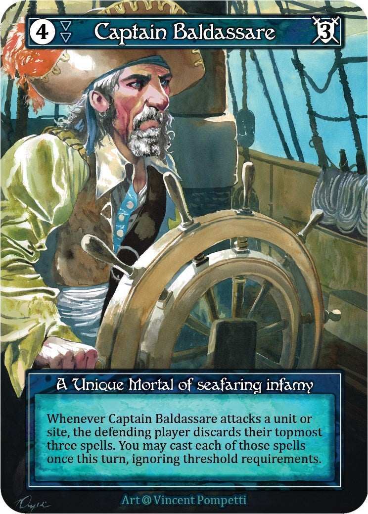 Image for Captain Baldassare (Foil) (Alpha) - Sorcery: Contested Realm