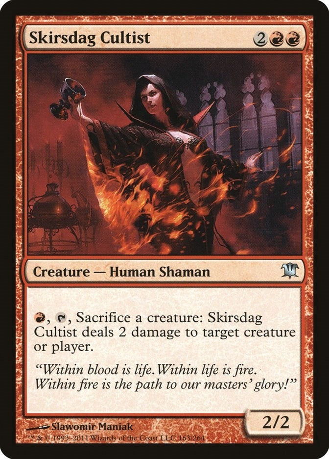 Image for Skirsdag Cultist (Innistrad) (163) - Magic: The Gathering