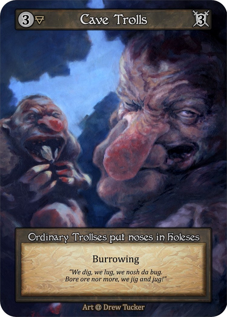 Image for Cave Trolls (Alpha) - Sorcery: Contested Realm