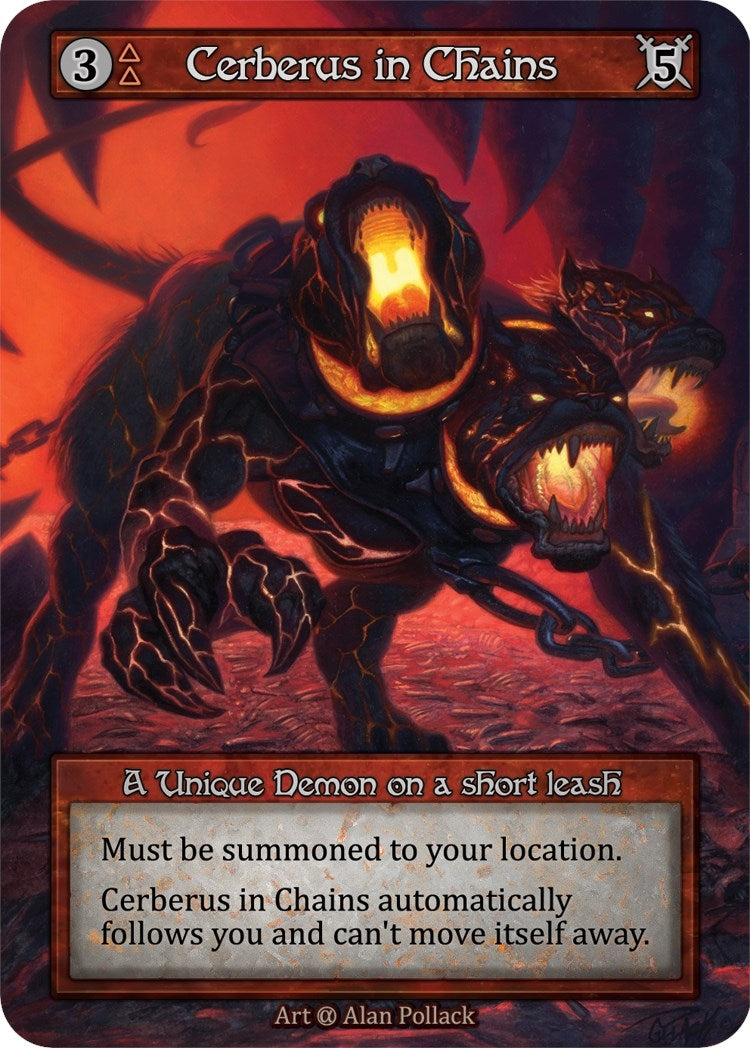Image for Cerberus in Chains (Alpha) - Sorcery: Contested Realm