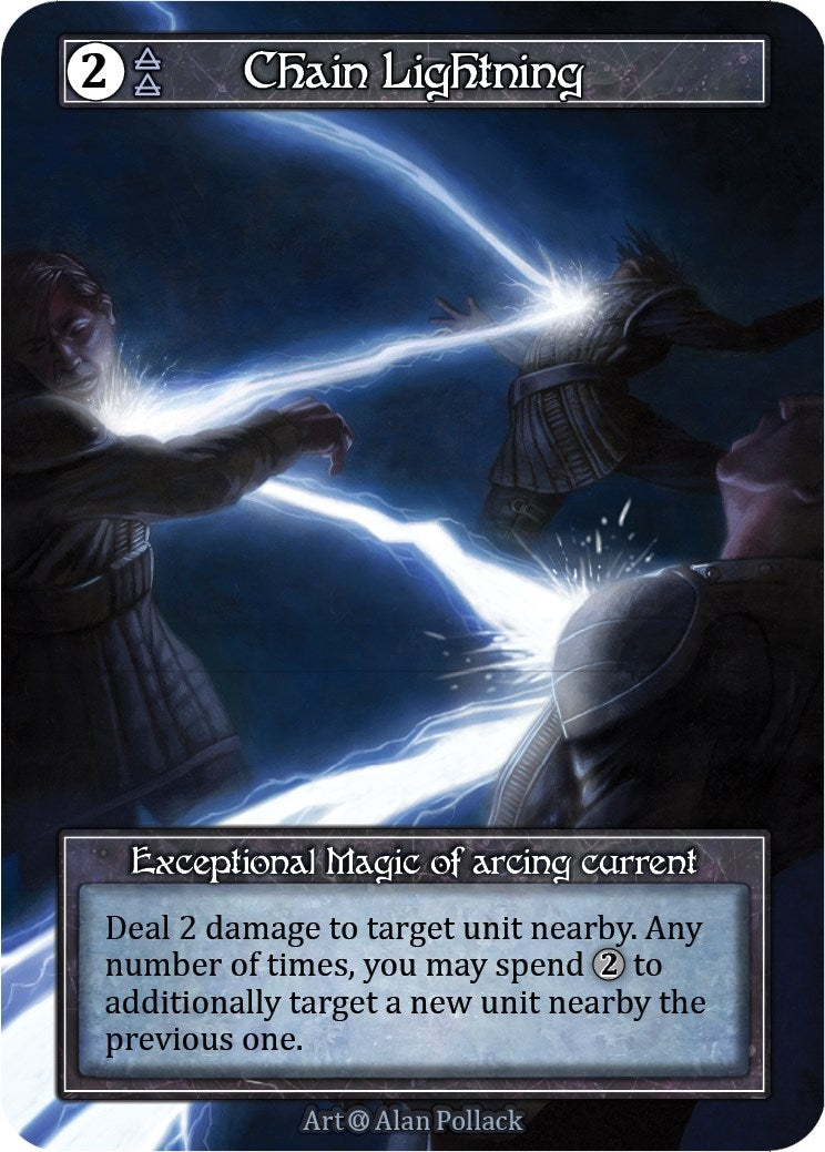 Image for Chain Lightning (Foil) (Alpha) - Sorcery: Contested Realm