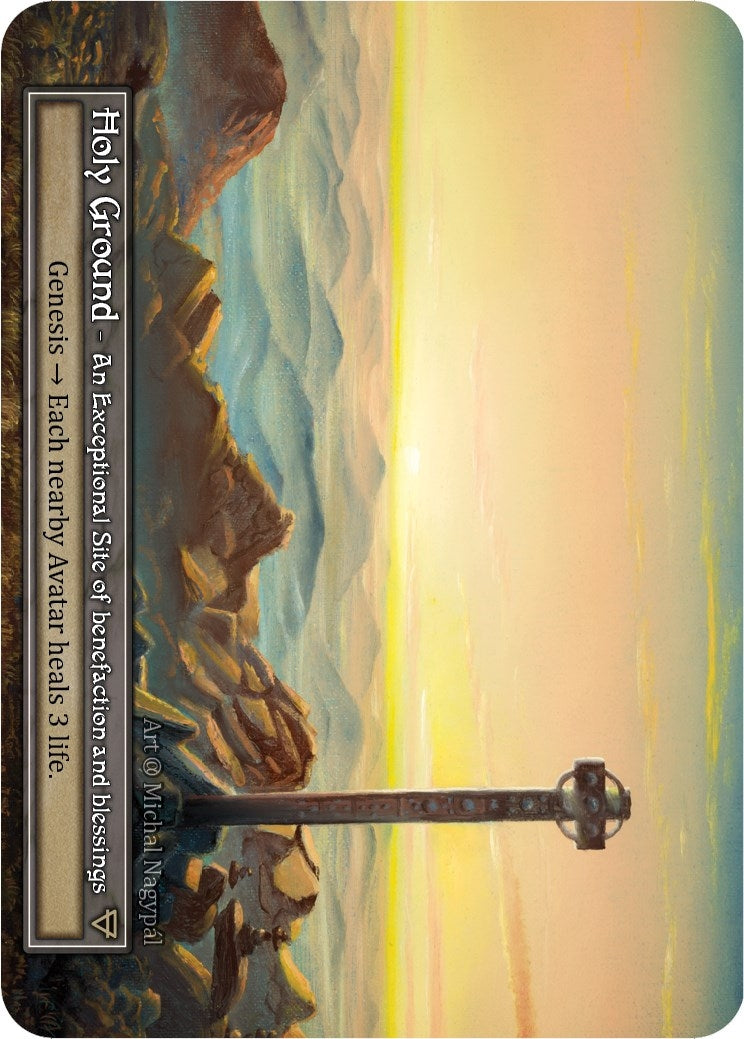 Image for Holy Ground (Foil) (Alpha) - Sorcery: Contested Realm