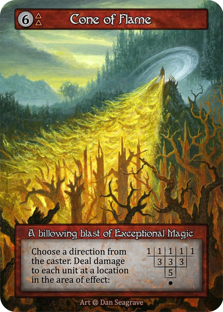 Image for Cone of Flame (Alpha) - Sorcery: Contested Realm