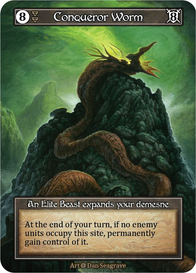 Image for Conqueror Worm (Foil) (Alpha) - Sorcery: Contested Realm