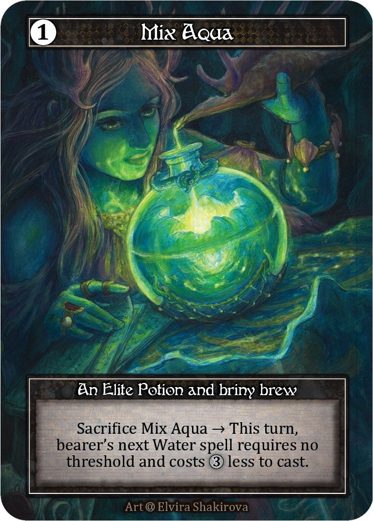 Image for Mix Aqua (Foil) (Alpha) - Sorcery: Contested Realm