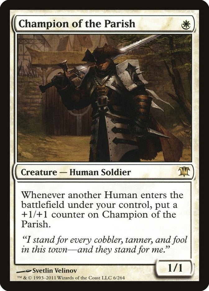 Image for Champion of the Parish (Innistrad) (6) - Magic: The Gathering