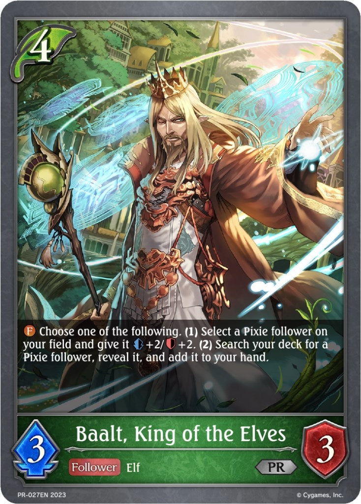 Image for Baalt, King of the Elves (Shadowverse: Evolve Promo Cards) (PR-027EN) - Shadowverse: Evolve