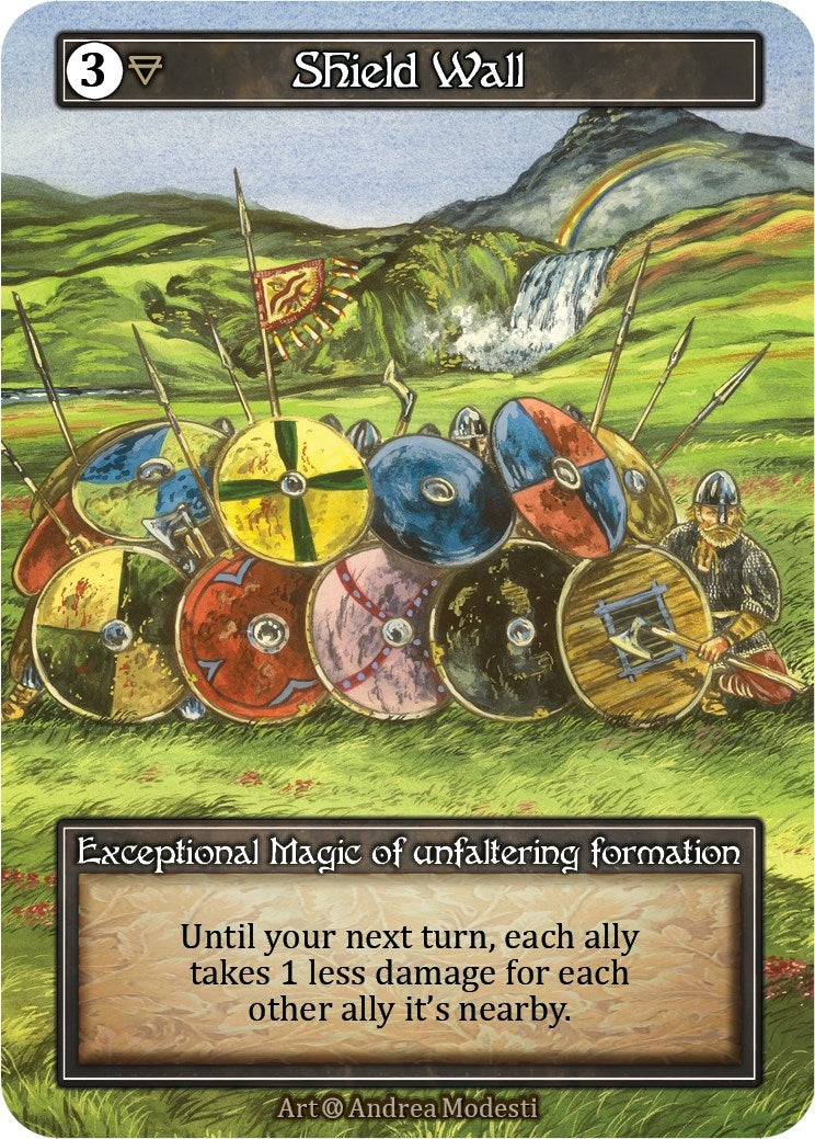 Image for Shield Wall (Foil) (Alpha) - Sorcery: Contested Realm