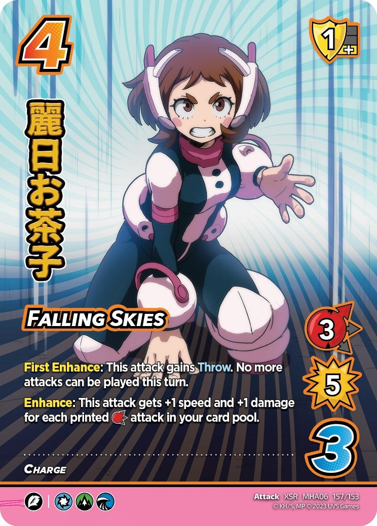 Image for Falling Skies (XSR) (UniVersus: My Hero Academia: Jet Burn) (157/153) - UniVersus