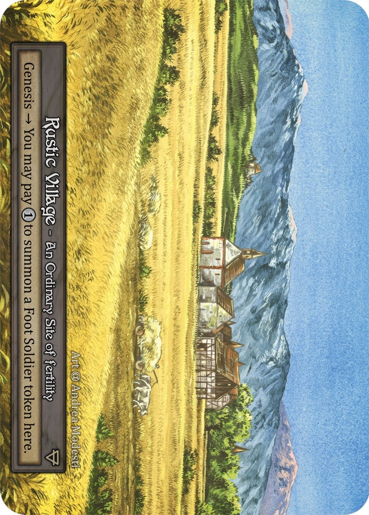 Image for Rustic Village (Alpha) - Sorcery: Contested Realm