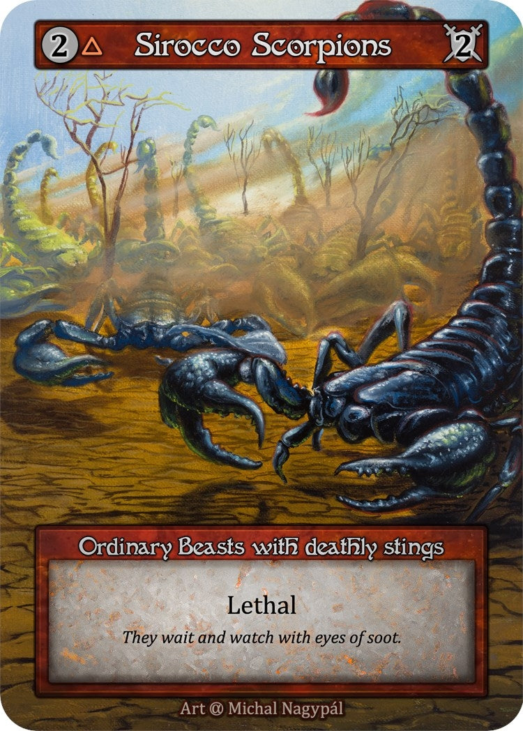 Image for Sirocco Scorpions (Alpha) - Sorcery: Contested Realm