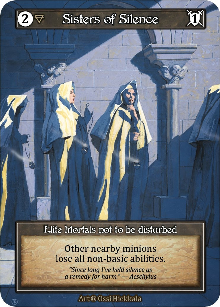 Image for Sisters of Silence (Foil) (Alpha) - Sorcery: Contested Realm