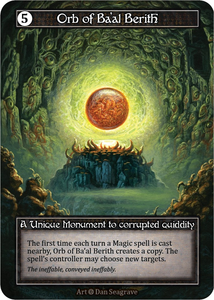 Image for Orb of Ba'al Berith (Foil) (Alpha) - Sorcery: Contested Realm