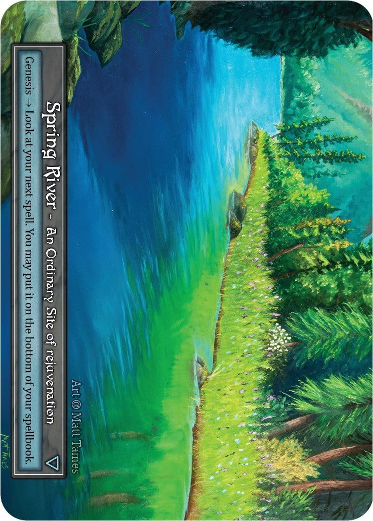 Image for Spring River (Foil) (Alpha) - Sorcery: Contested Realm