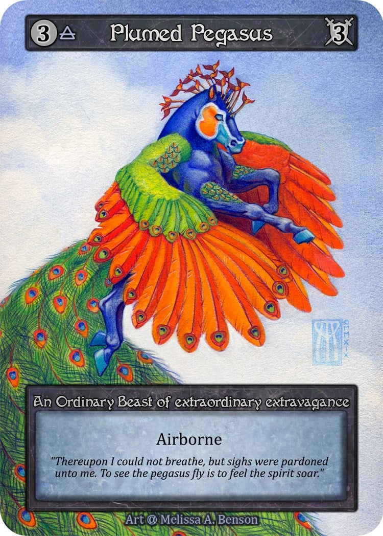 Image for Plumed Pegasus (Alpha) - Sorcery: Contested Realm