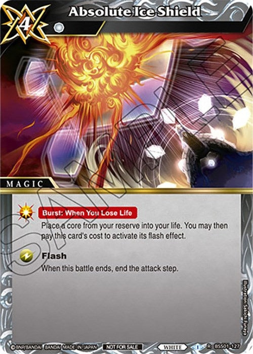 Image for Absolute Ice Shield (Sealed Event Promotion Pack) (Battle Spirits Saga Promo Cards) (BSS01-127) - Battle Spirits Saga