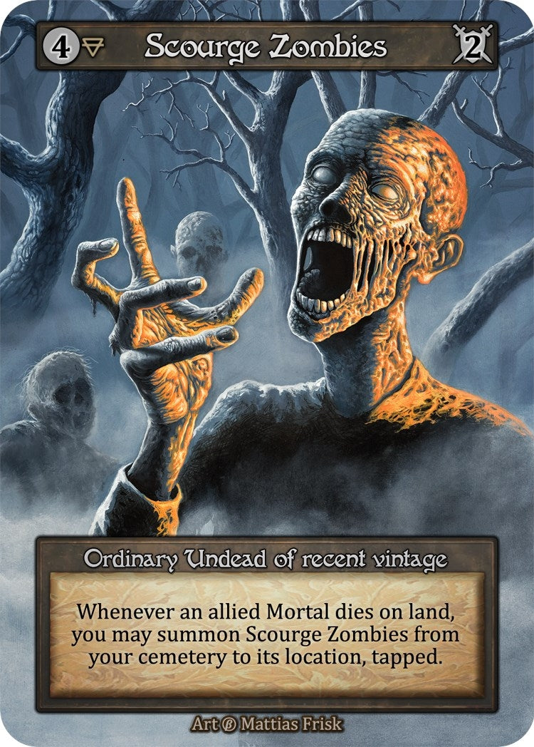 Image for Scourge Zombies (Beta) - Sorcery: Contested Realm