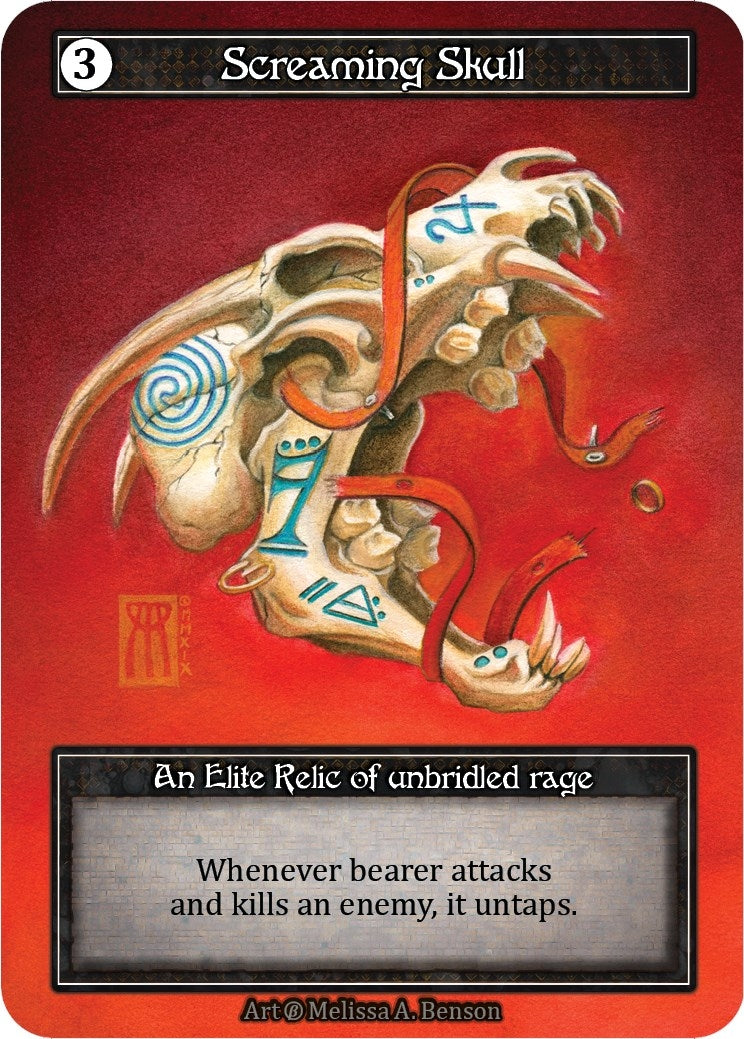 Image for Screaming Skull (Foil) (Beta) - Sorcery: Contested Realm