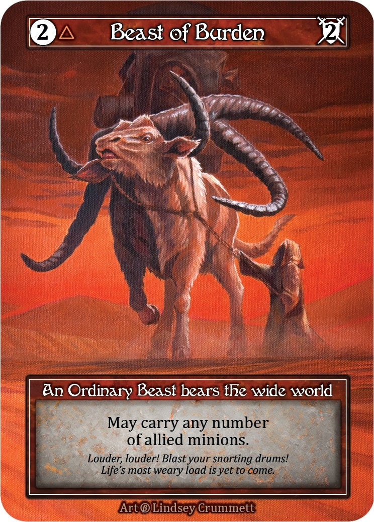 Image for Beast of Burden (Foil) (Beta) - Sorcery: Contested Realm