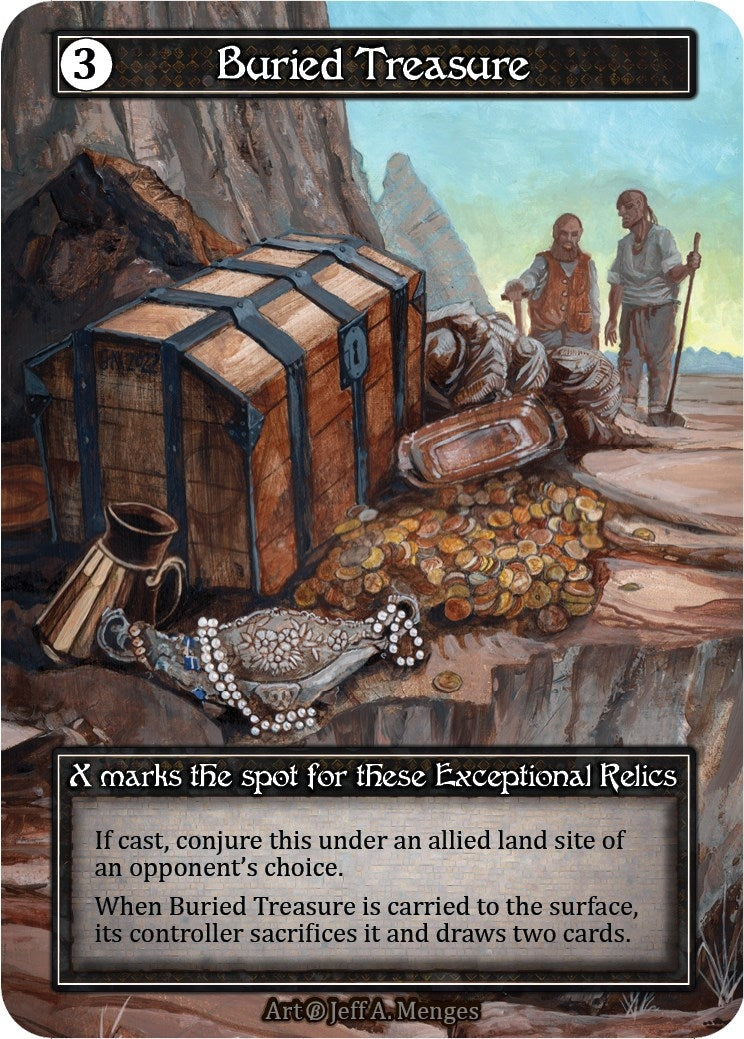 Image for Buried Treasure (Foil) (Beta) - Sorcery: Contested Realm