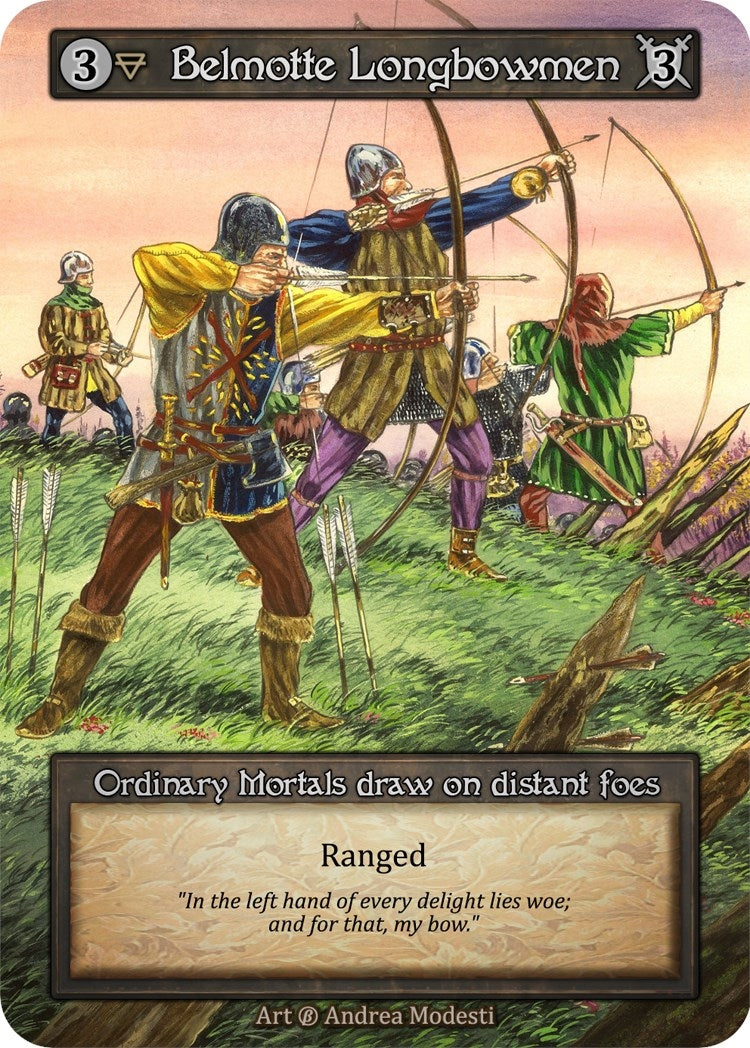 Image for Belmotte Longbowmen (Beta) - Sorcery: Contested Realm