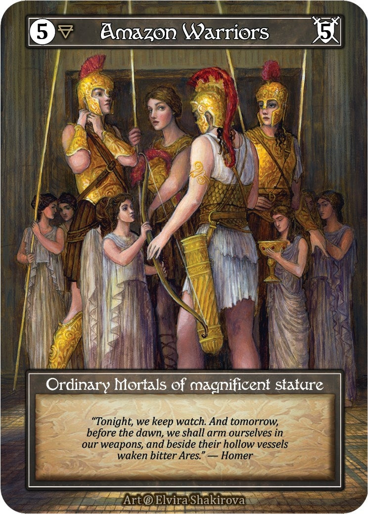 Image for Amazon Warriors (Foil) (Beta) - Sorcery: Contested Realm