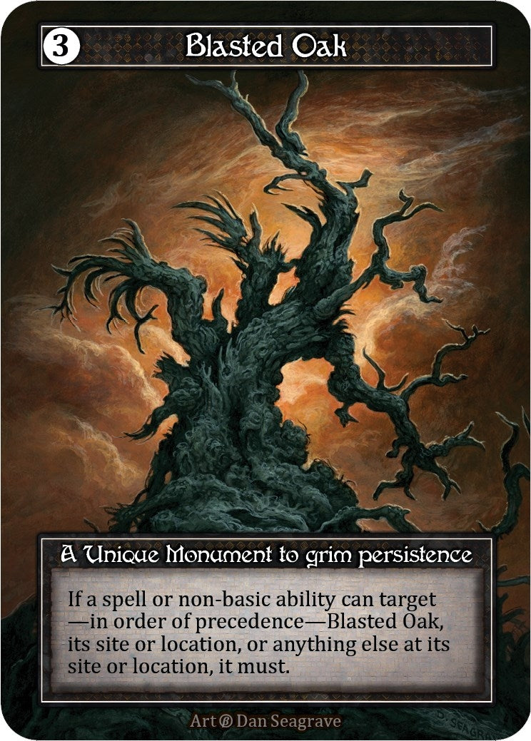 Image for Blasted Oak (Foil) (Beta) - Sorcery: Contested Realm