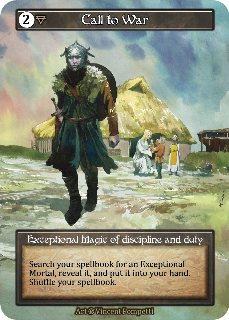 Image for Call to War (Foil) (Beta) - Sorcery: Contested Realm