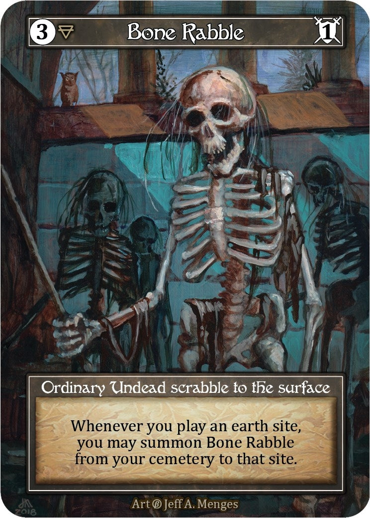 Image for Bone Rabble (Foil) (Beta) - Sorcery: Contested Realm