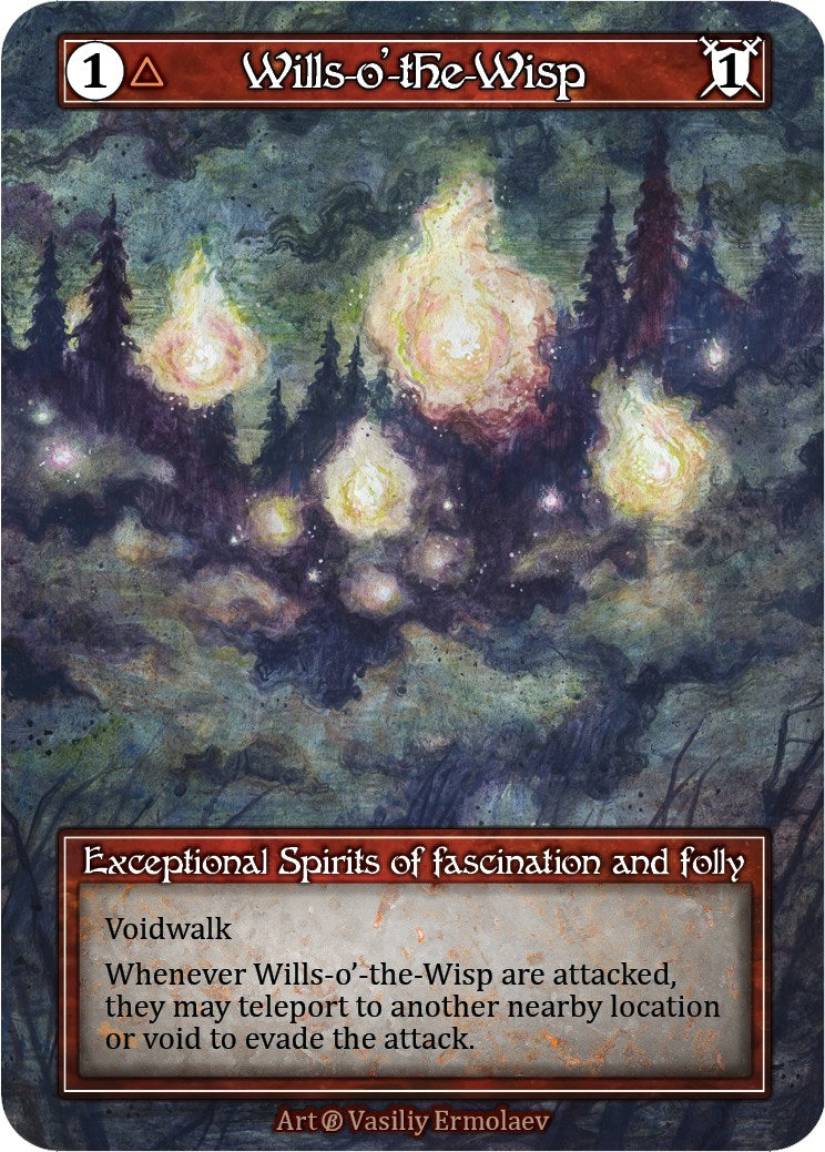 Image for Wills-o'-the-Wisp (Foil) (Beta) - Sorcery: Contested Realm