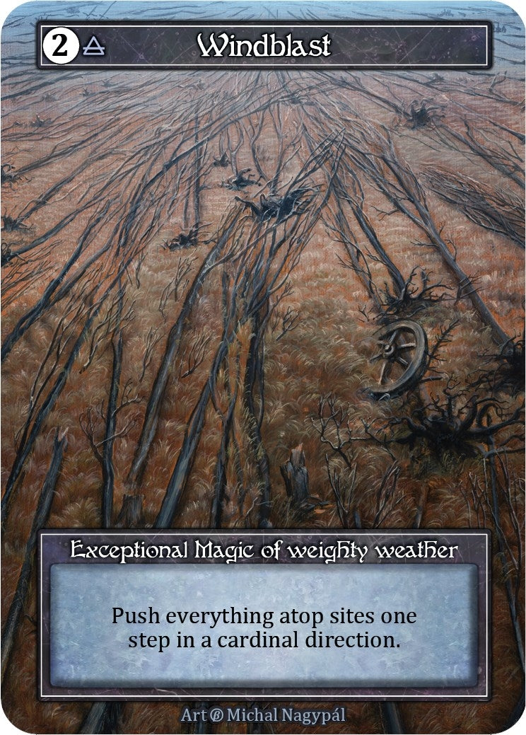 Image for Windblast (Foil) (Beta) - Sorcery: Contested Realm