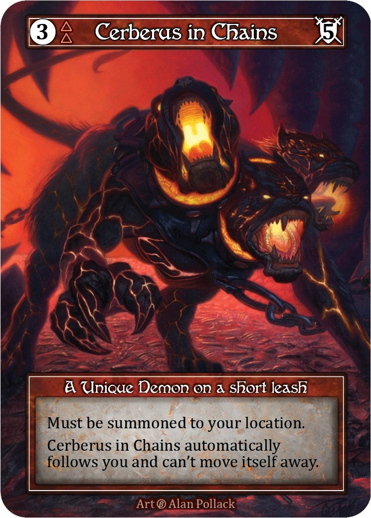 Image for Cerberus in Chains (Foil) (Beta) - Sorcery: Contested Realm