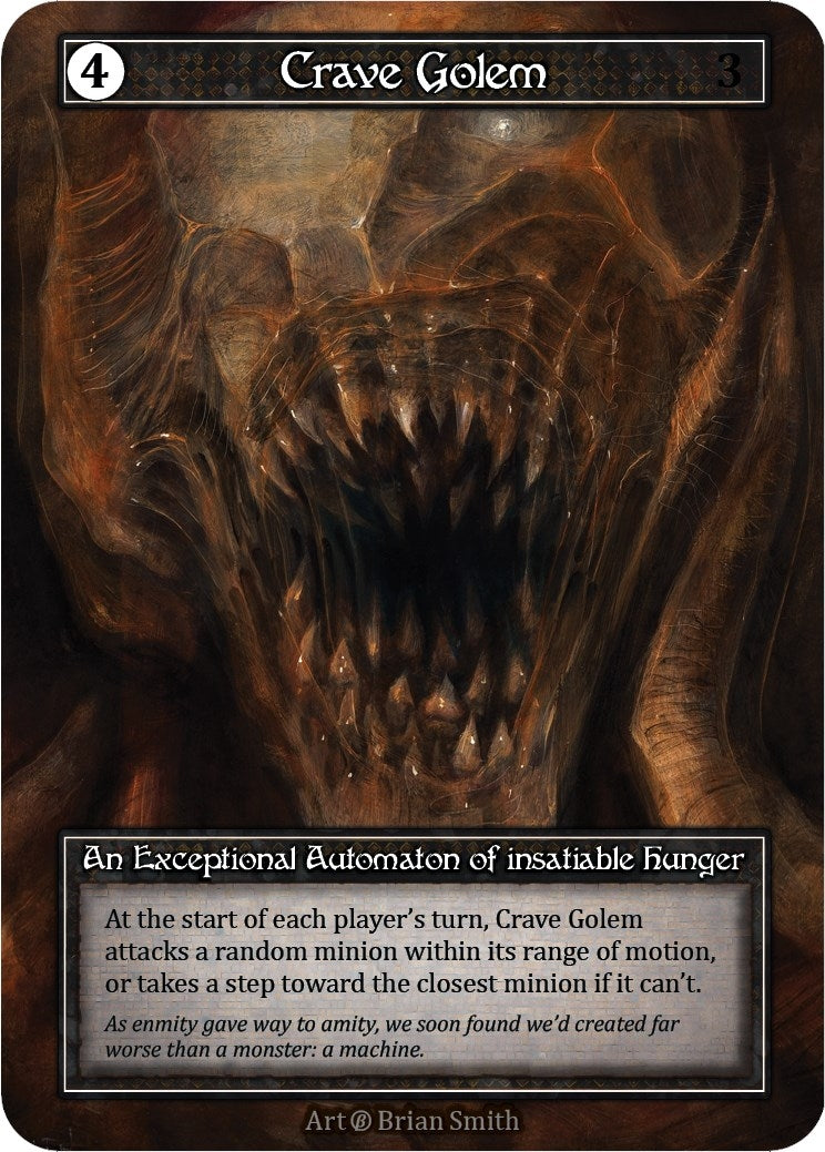 Image for Crave Golem (Foil) (Beta) - Sorcery: Contested Realm