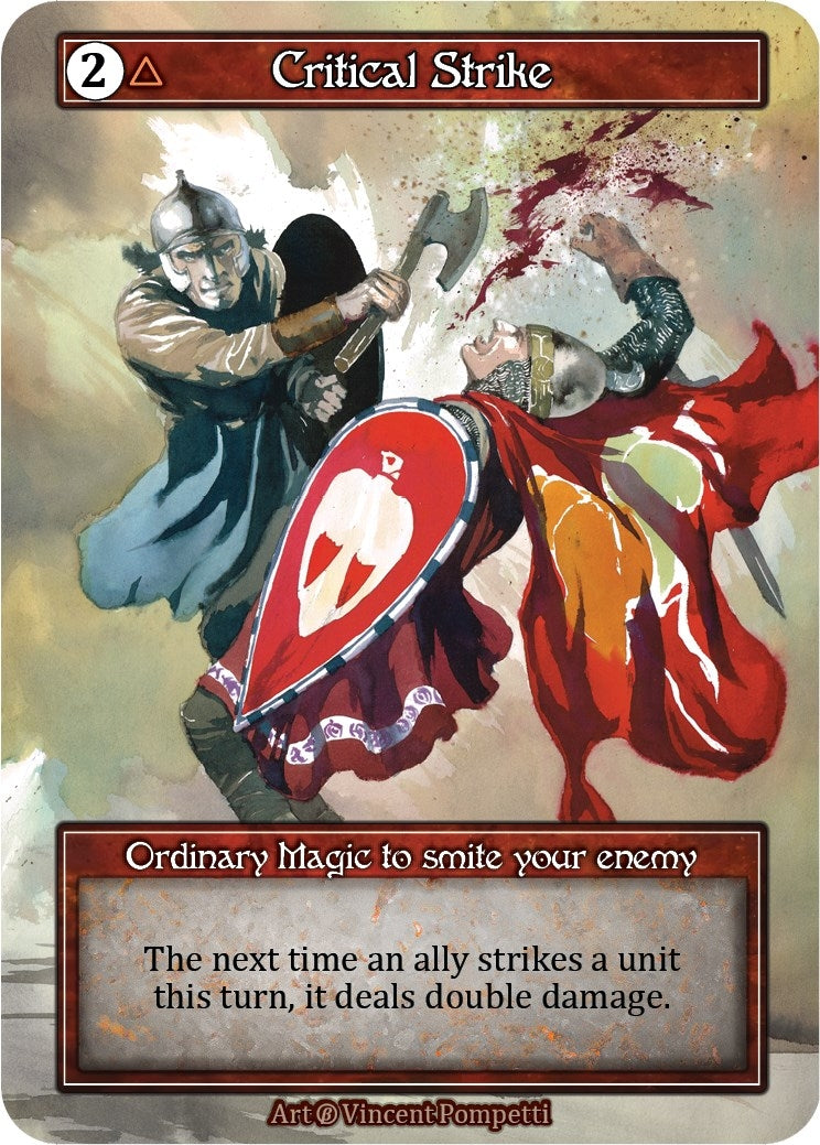 Image for Critical Strike (Foil) (Beta) - Sorcery: Contested Realm