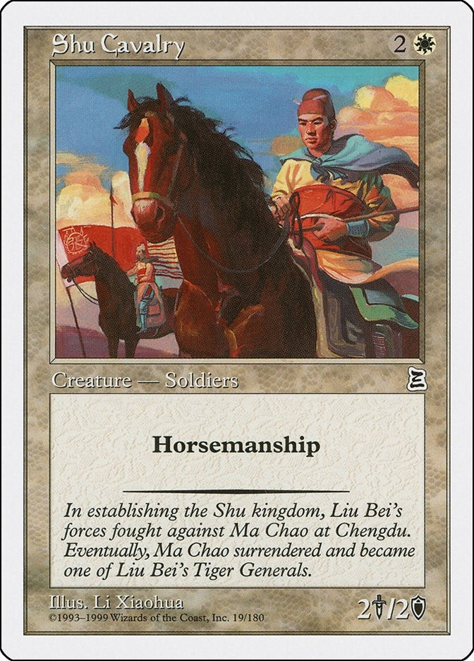 Image for Shu Cavalry (Portal Three Kingdoms) (19) - Magic: The Gathering