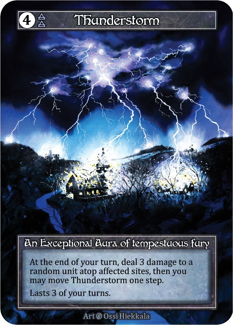 Image for Thunderstorm (Foil) (Beta) - Sorcery: Contested Realm