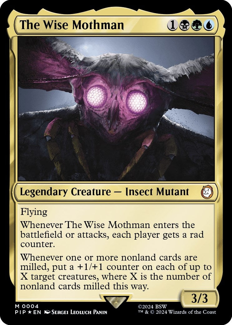 Image for The Wise Mothman (Universes Beyond: Fallout) (4) - Magic: The Gathering
