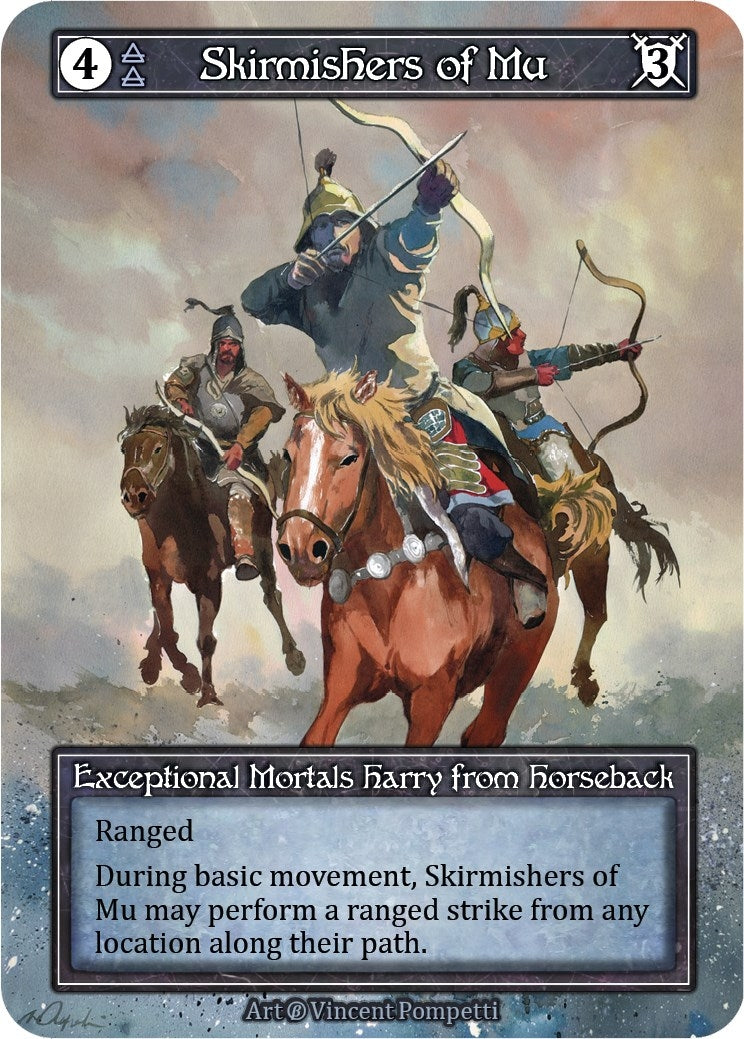Image for Skirmishers of Mu (Foil) (Beta) - Sorcery: Contested Realm