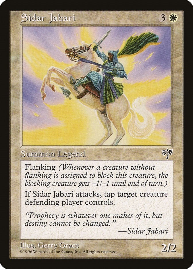 Image for Sidar Jabari (Mirage) - Magic: The Gathering