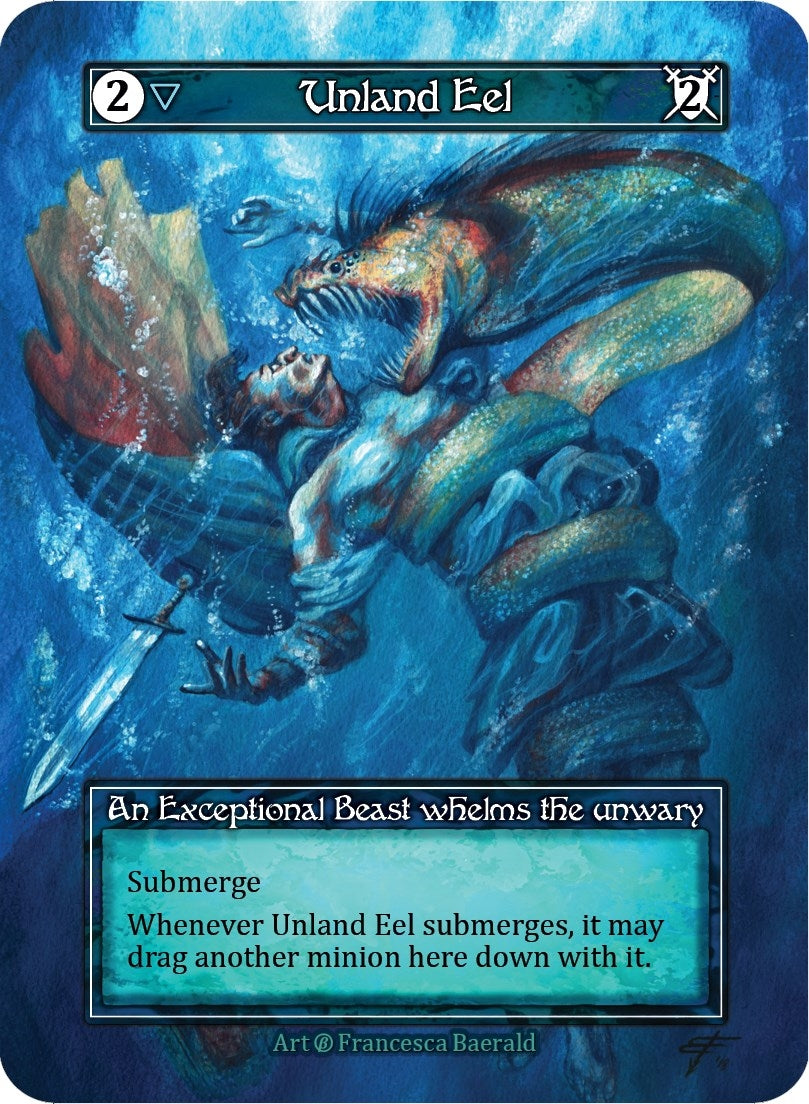 Image for Unland Eel (Foil) (Beta) - Sorcery: Contested Realm