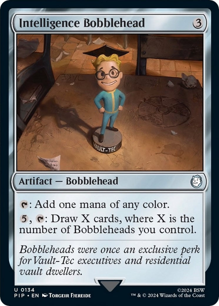 Image for Intelligence Bobblehead (Universes Beyond: Fallout) (134) - Magic: The Gathering