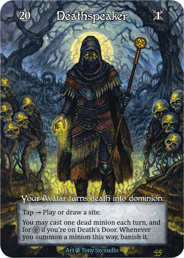 Image for Deathspeaker (Foil) (Beta) - Sorcery: Contested Realm