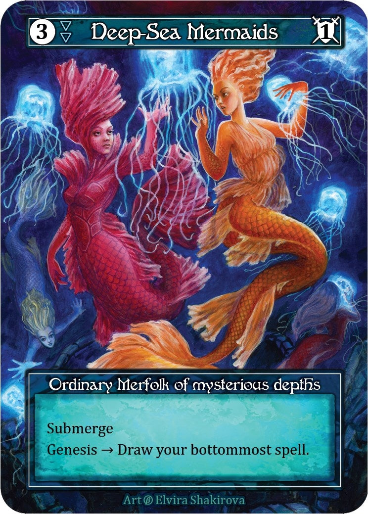 Image for Deep-Sea Mermaids (Foil) (Beta) - Sorcery: Contested Realm